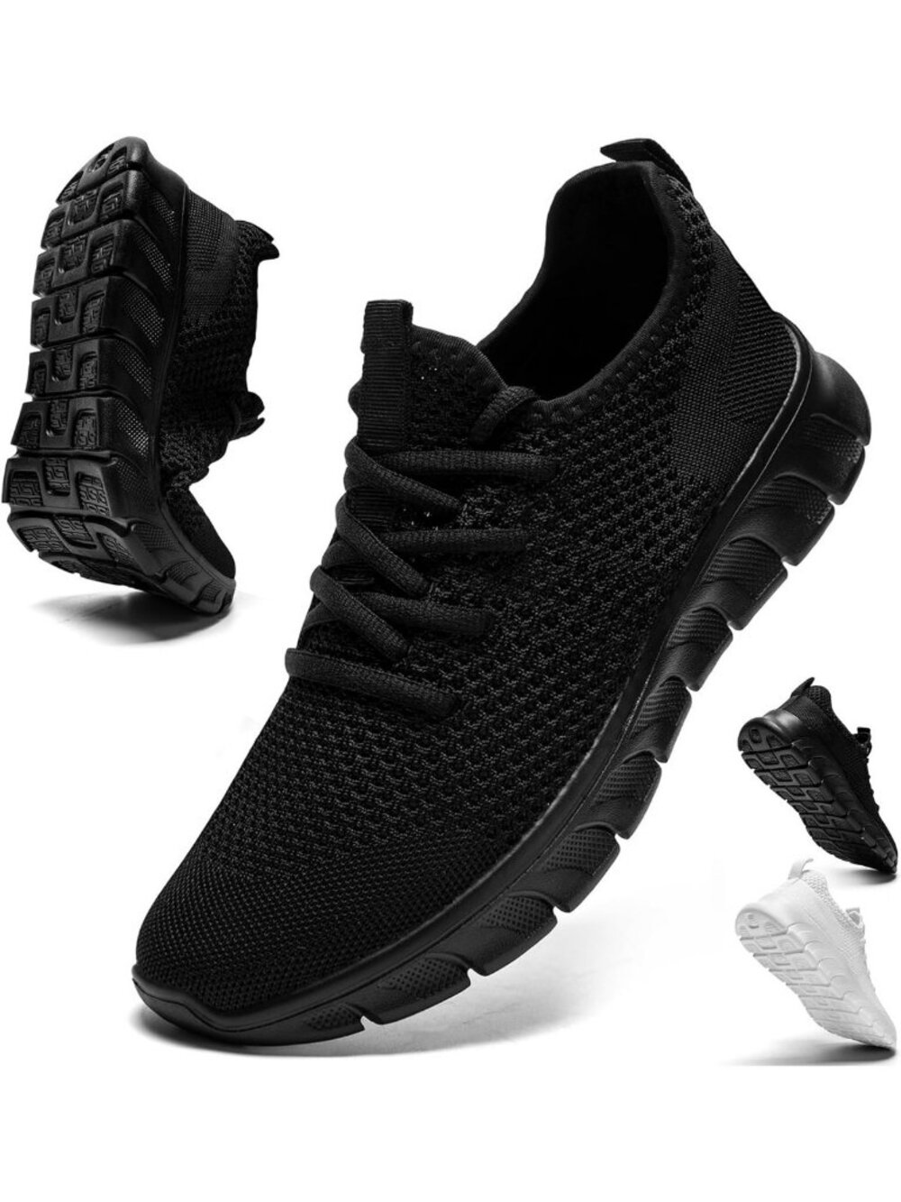 Men's Slip-On Running & Tennis Sneakers - Non-Slip Walking & Gym Shoes